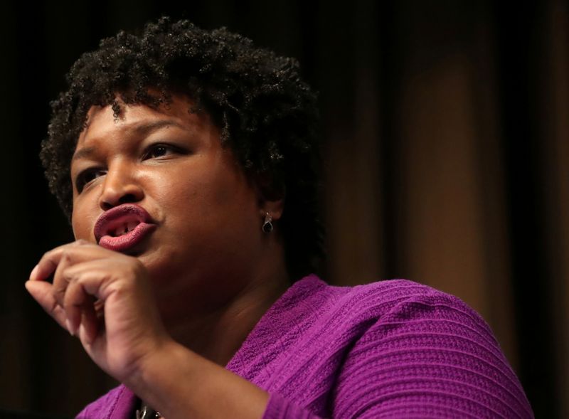 FILE PHOTO: FILE PHOTO: Stacy Abrams (D), former gubernatorial candidate