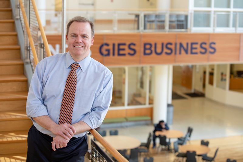 Jeffrey Brown, dean of the Gies College of Business at