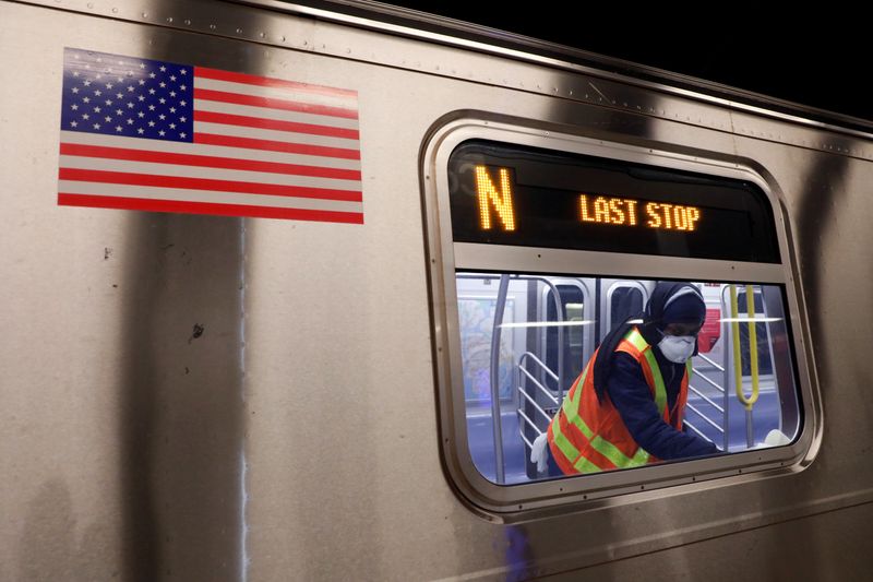 FILE PHOTO: The New York City MTA Subway closes overnight