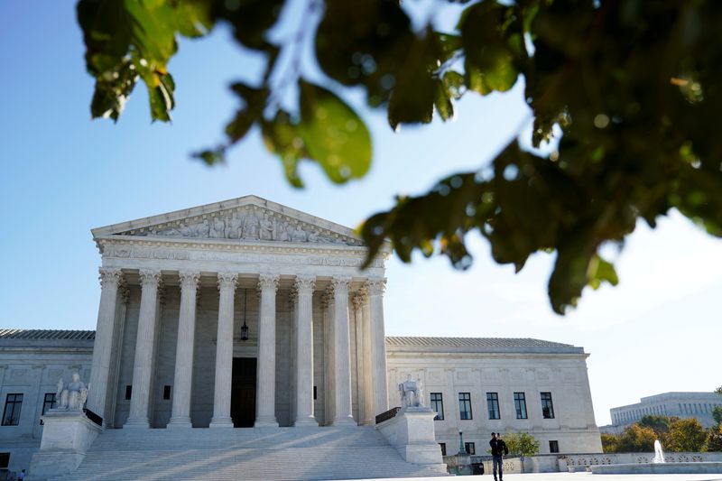 FILE PHOTO: The U.S. Supreme Court building is seen in