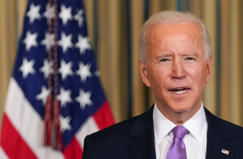 Biden speaks about racial equity at the White House in