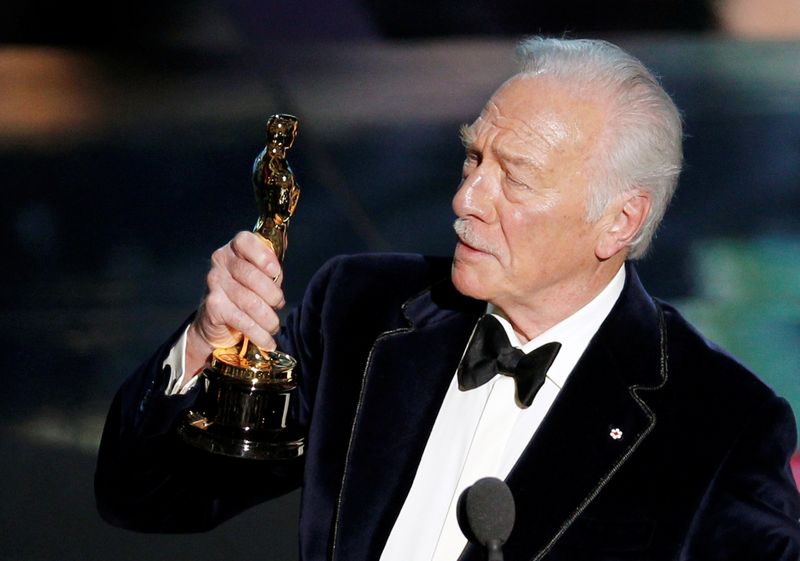 FILE PHOTO: Plummer, accepts the Oscar for best supporting actor