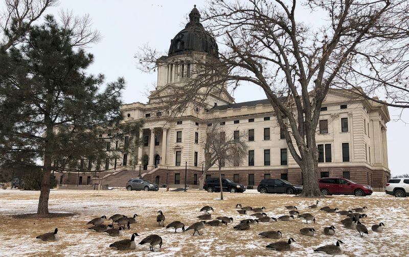 FILE PHOTO: The South Dakota state capitol building is seen