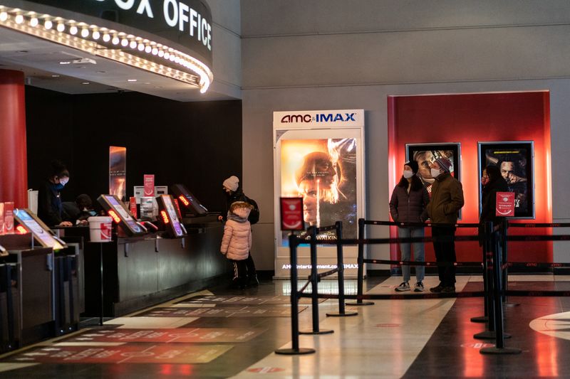FILE PHOTO: Movie theatres opening in New York City