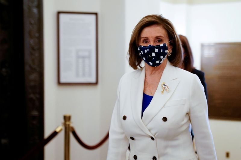 FILE PHOTO: Speaker of the House Pelosi arrives to the