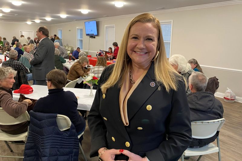 State Senator Amanda Chase, a Republican candidate for Governor of
