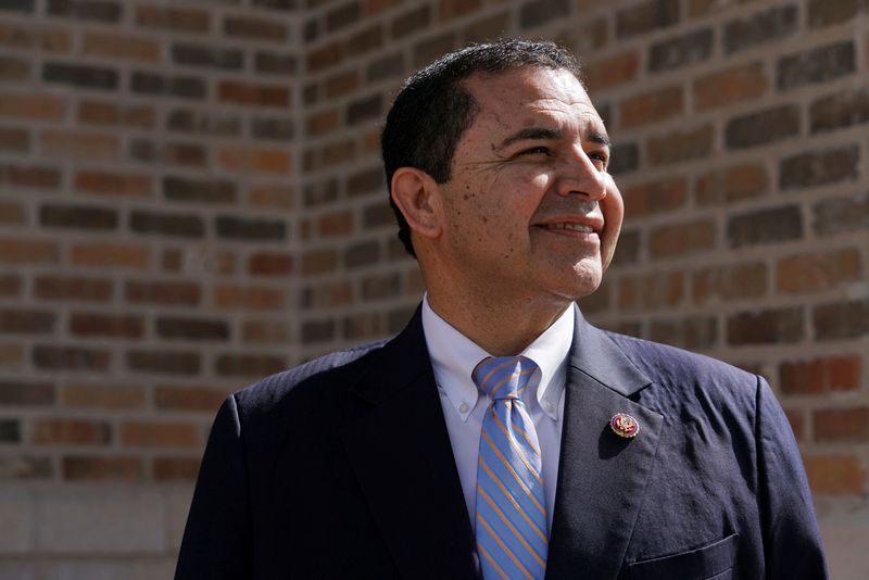 FILE PHOTO: U.S. Rep. Henry Cuellar (D-TX) poses for a