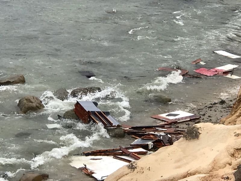 Four dead when suspected migrant-smuggling boat breaks apart off San