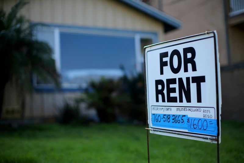 FILE PHOTO: A “For Rent” sign outside a residential home