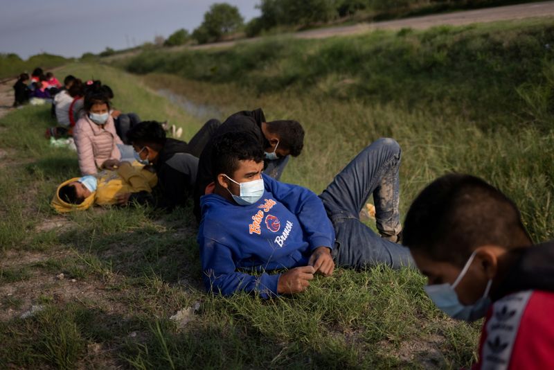 FILE PHOTO: Asylum seeking migrants in La Joya, Texas