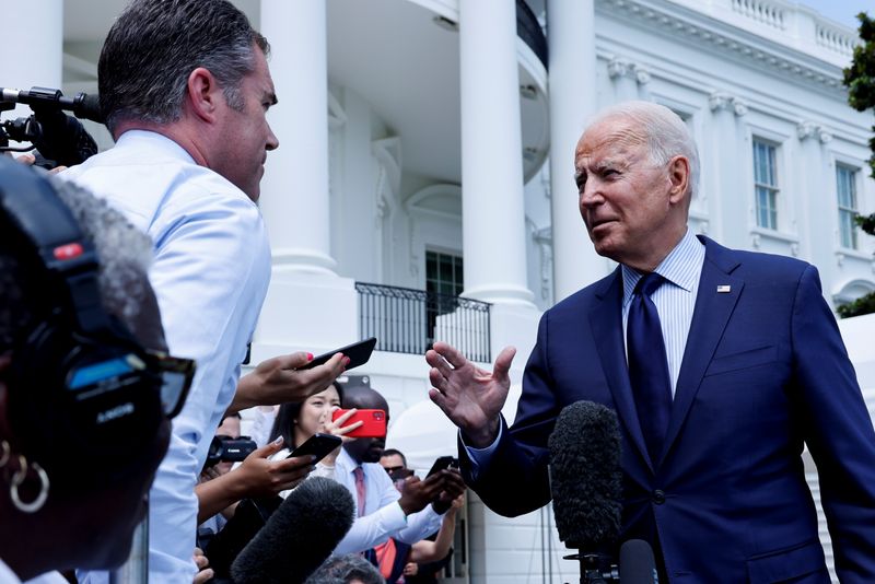 U.S. President Joe Biden departs for a weekend visit to