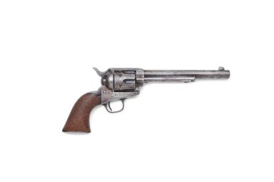 The Colt single action revolver used by Sheriff Pat Garrett