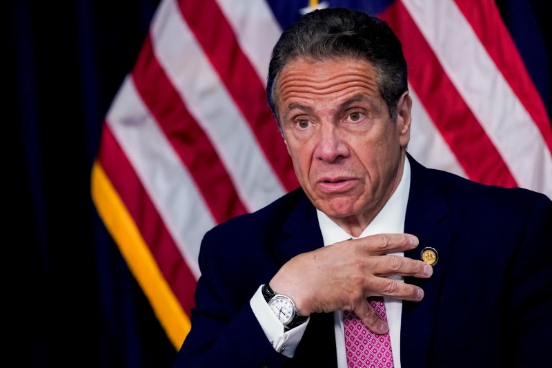 FILE PHOTO: New York Governor Cuomo holds a news conference,