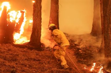 FILE PHOTO: Dixie Fire in California