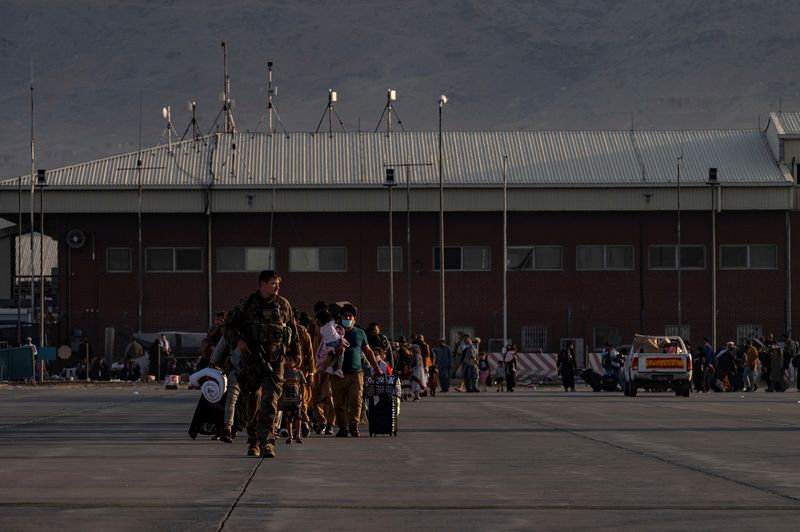 FILE PHOTO: U.S. forces aid evacuation in Kabul
