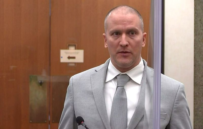 Former Minneapolis police officer Derek Chauvin is sentenced after being