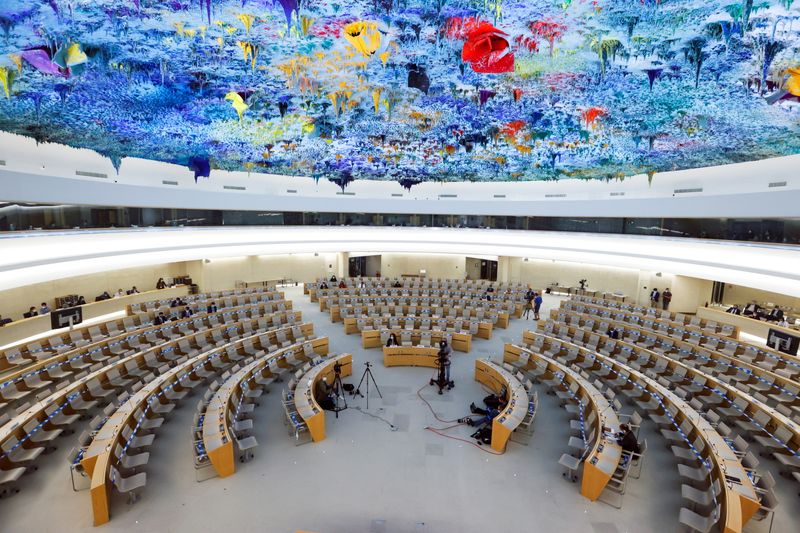 FILE PHOTO: Special session of the Human Rights Council in