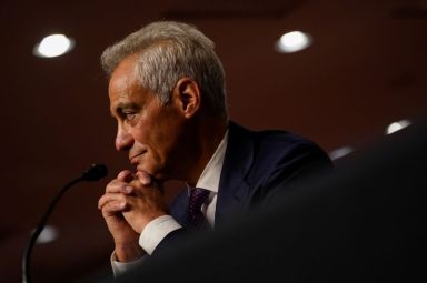 Former Chicago Mayor Rahm Emanuel at Senate Foreign Relations Committee