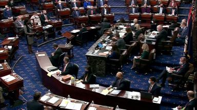 FILE PHOTO: View of the U.S. Senate chamber