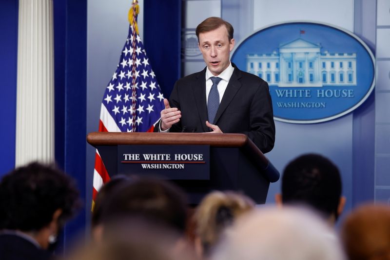 White House National Security Advisor Sullivan addresses the daily press