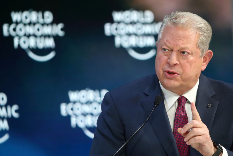 FILE PHOTO: Former U.S. Vice-President Al Gore speaks during a