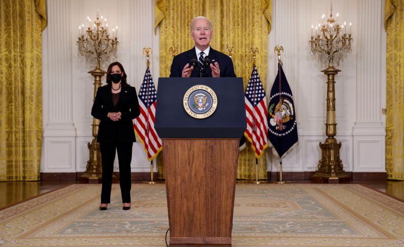 U.S. President Joe Biden provides update on Build Back Better