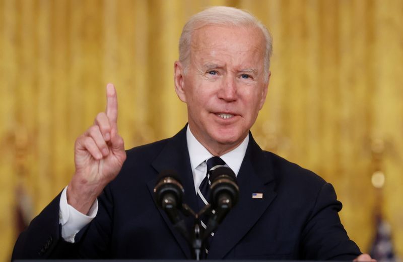 U.S. President Joe Biden provides update on Build Back Better