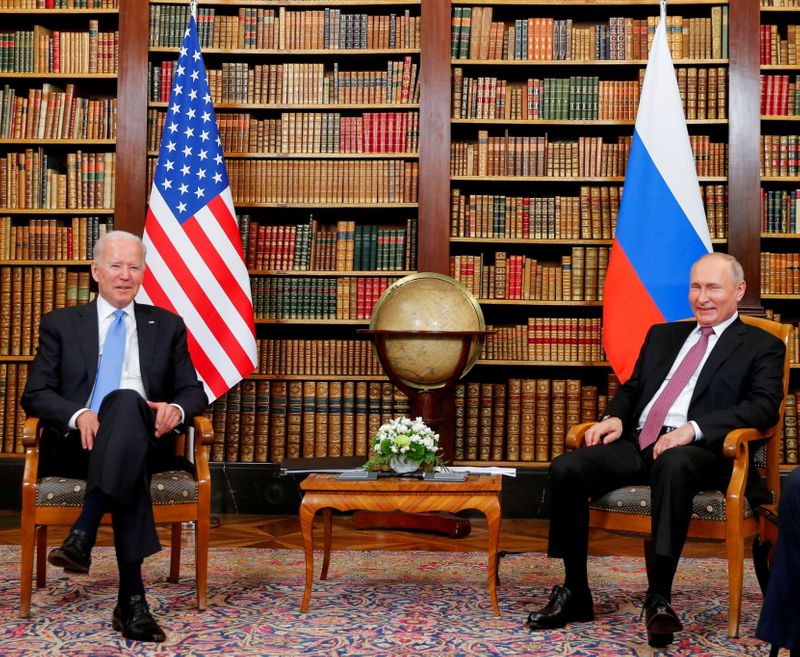 FILE PHOTO: U.S.-Russia summit in Geneva