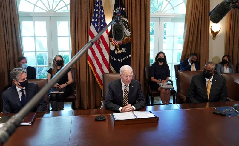 Biden holds a Cabinet meeting at the White House