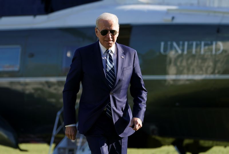 FILE PHOTO: Biden returns to the White House  in