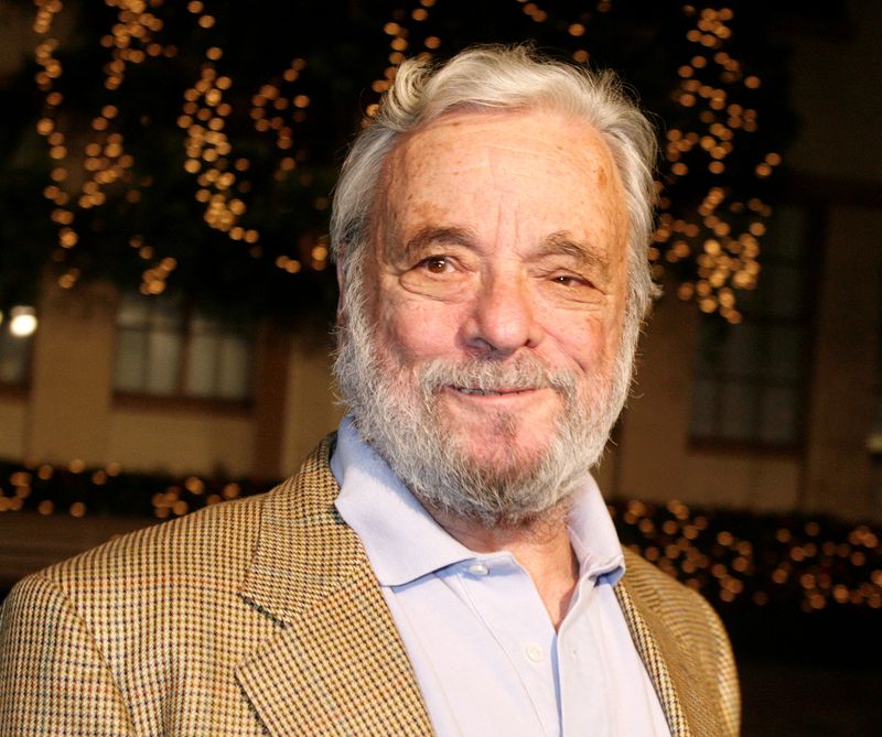 FILE PHOTO: Stephen Sondheim poses as he arrives at a