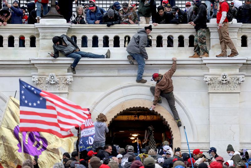 FILE PHOTO: U.S. Capitol Building is stormed by a pro-Trump