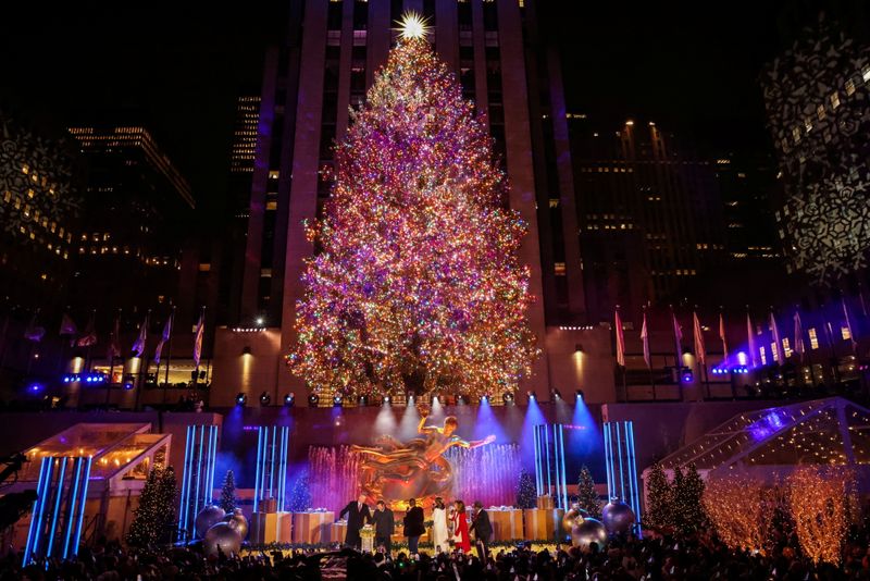 The 89th Lighting of the Rockefeller Christmas Tree in New