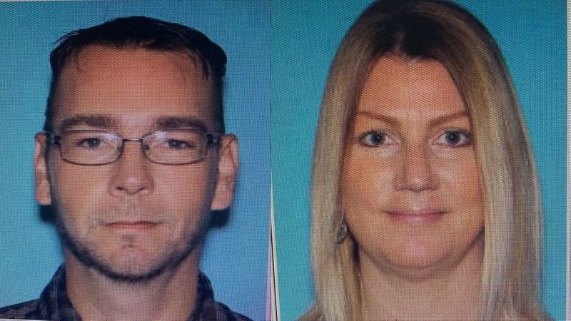 Police handout photos of James and Jennifer Crumbley