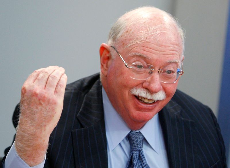 Michael Steinhardt, legendary hedge fund manager, speaks at the Reuters