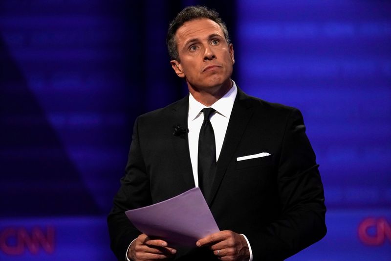 FILE PHOTO: CNN’s Chris Cuomo during a televised townhall with
