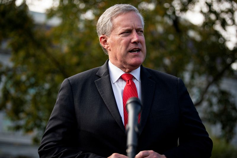 FILE PHOTO: White House Chief of Staff Mark Meadows in