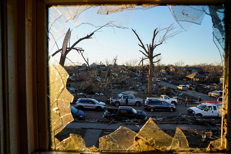 FILE PHOTO: Devastating outbreak of tornadoes ripped through several U.S.