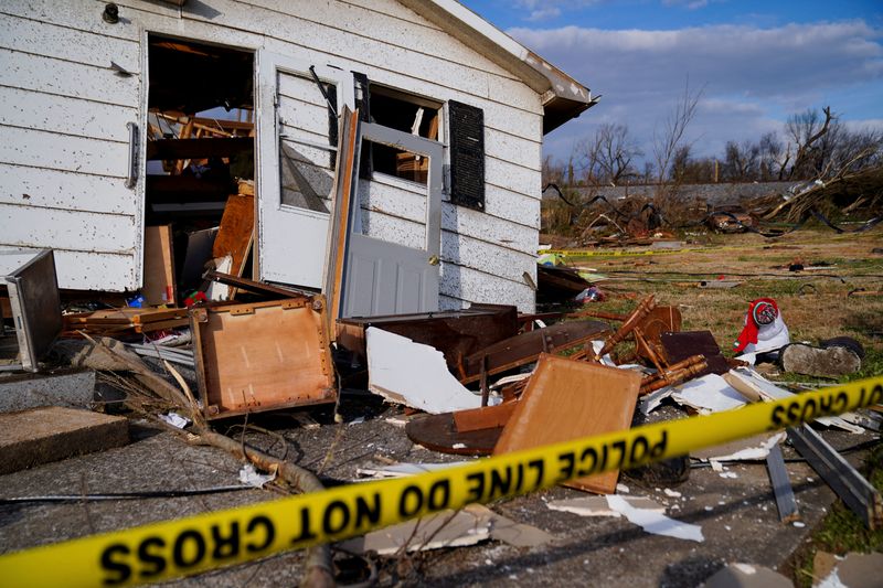 Devastating outbreak of tornadoes rip through several U.S. states