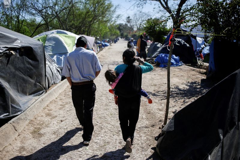 FILE PHOTO: Migrants, asylum seekers sent back to Mexico from