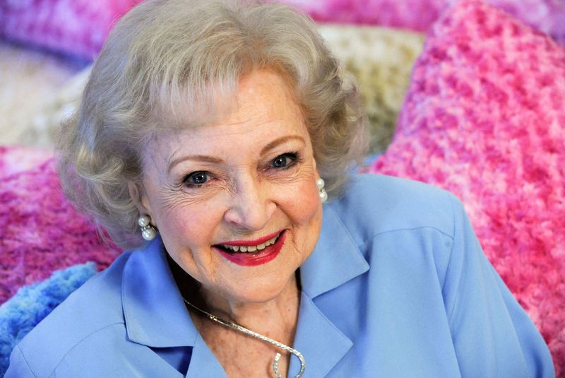 FILE PHOTO: Actress Betty White poses for a photograph in