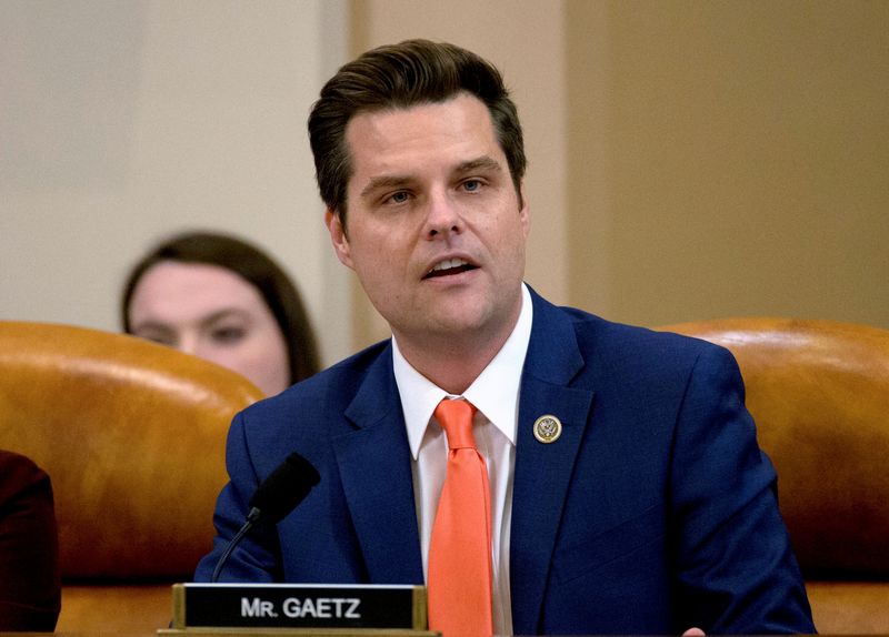 FILE PHOTO: FILE PHOTO: U.S. Representative Matt Gaetz at House