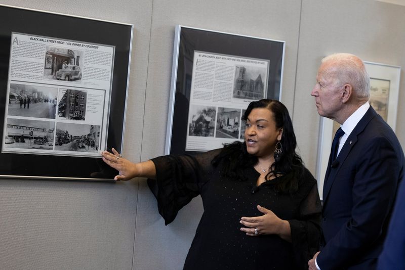U.S. President Biden marks 100th anniversary of the Tulsa race