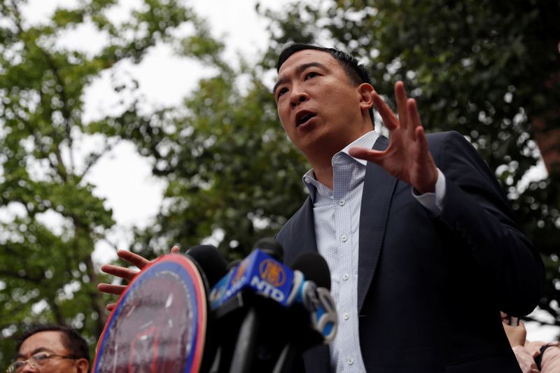 Andrew Yang, Democratic candidate for mayor of New York City,