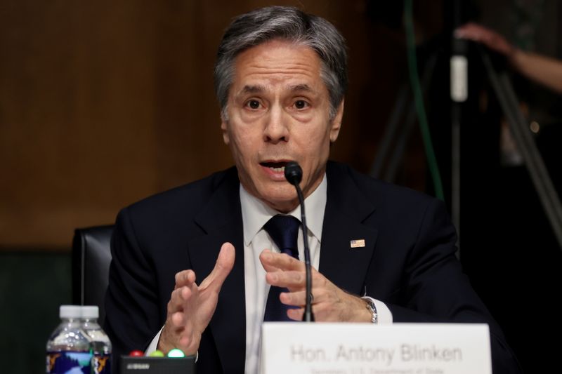 U.S. Secretary of State Blinken testifies about the State Department