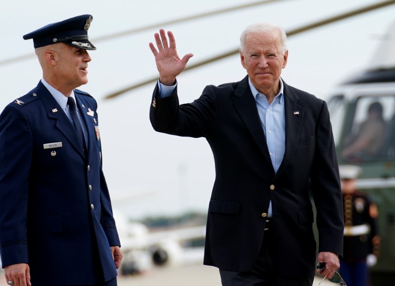 U.S. President Biden departs Washington on travel to England from