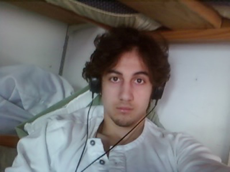 FILE PHOTO: Dzhokhar Tsarnaev is pictured in this handout photo