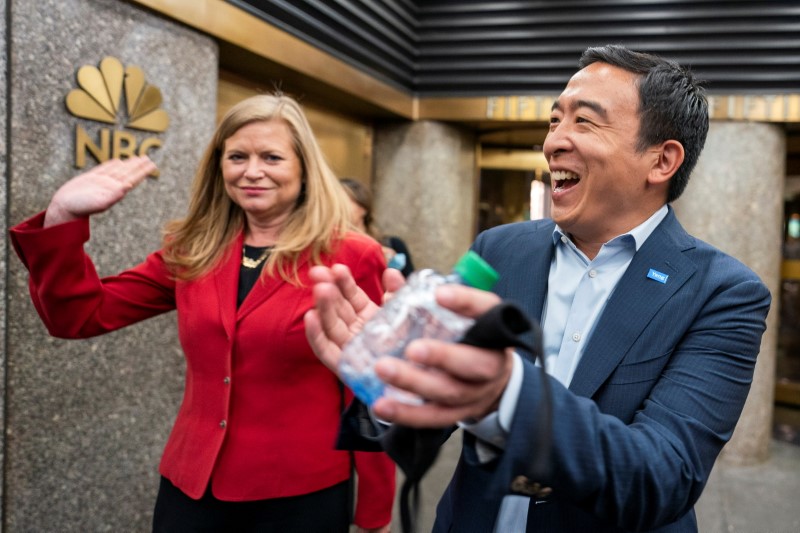 Andrew Yang and Kathryn Garcia, Democratic candidates for New York