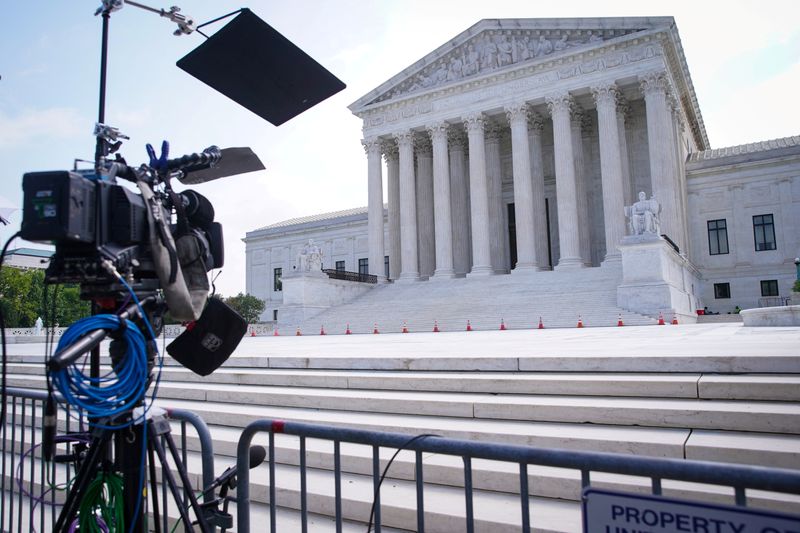 FILE PHOTO: The Supreme Court building is seen in Washington