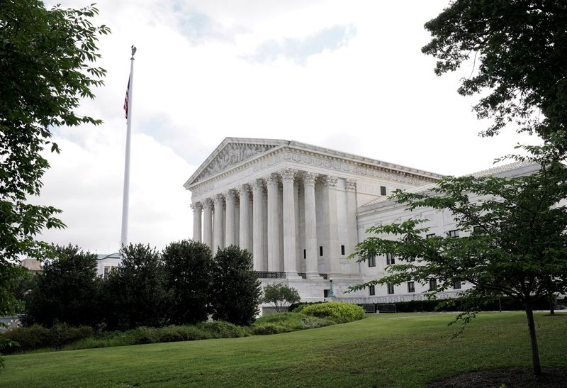 General view of the U.S. Supreme Court building in Washington